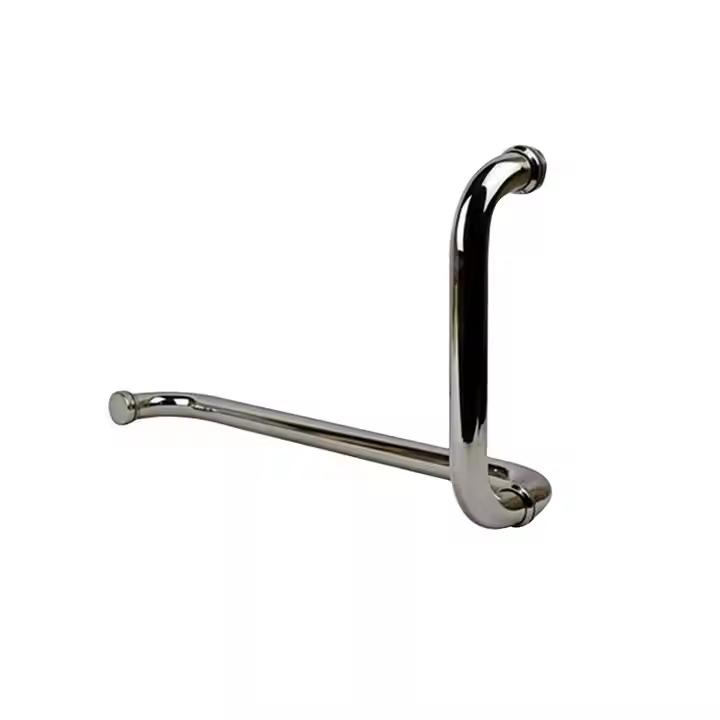 shower glass round handle